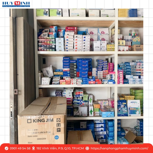 Huy Minh - Thiên đường văn phòng phẩm Quận 10: Đa dạng, chất lượng, giá ưu đãi!