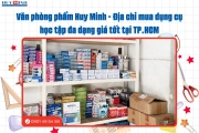 Văn phòng phẩm Huy Minh - Địa chỉ mua dụng cụ học tập đa dạng giá tốt tại TP.HCM