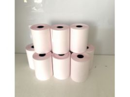 Giấy cuộn 2 liên 7.5 trắng hồng, 30 met